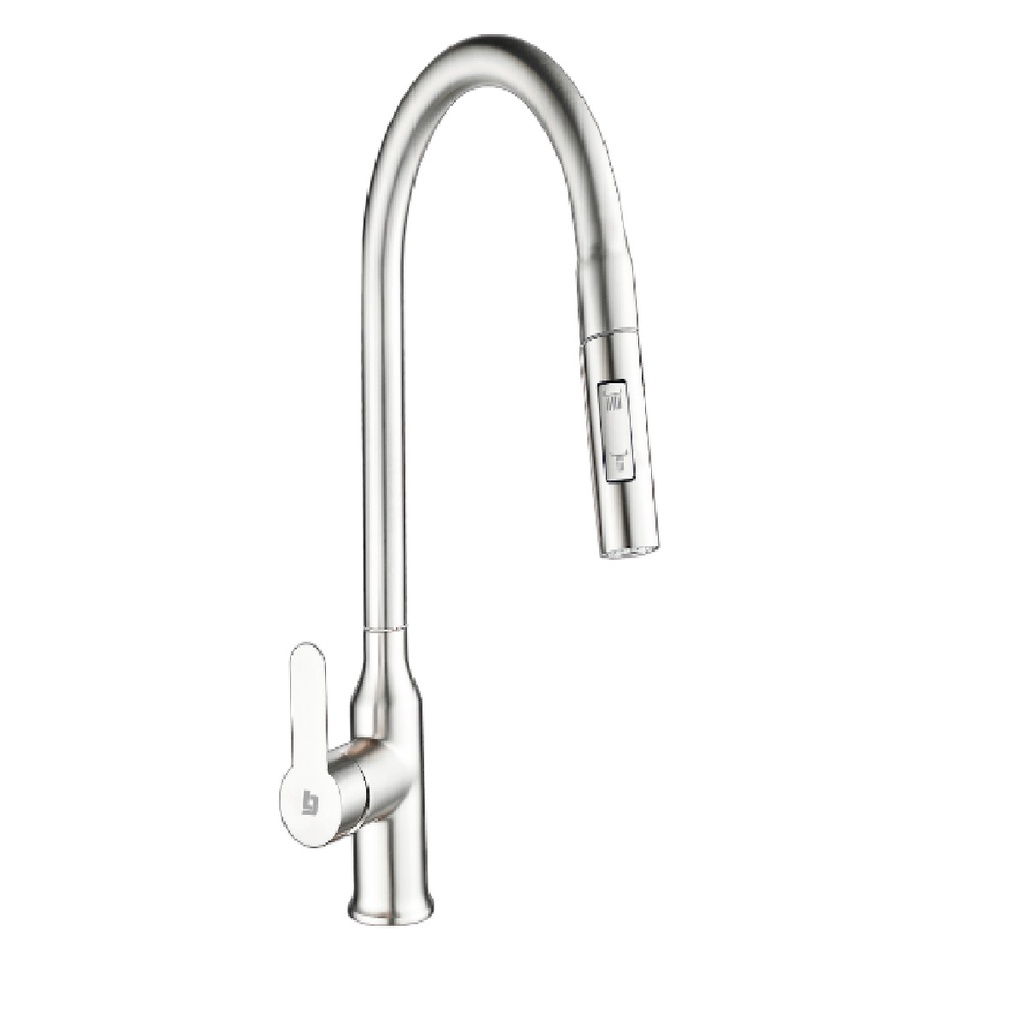GRIFERIA FREGADERO MONOMANDO JOY EXTENSIBLE BRUSHED / CEPILLADO / SATINADO GRI-1629 MARCA BELT-G