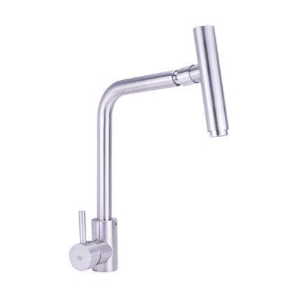 GRIFERIA FREGADERO MONOMANDO LIBERTY GIRATORIO BRUSHED / CEPILLADO / SATINADO REF. GRI-1541 MARCA BELT-G