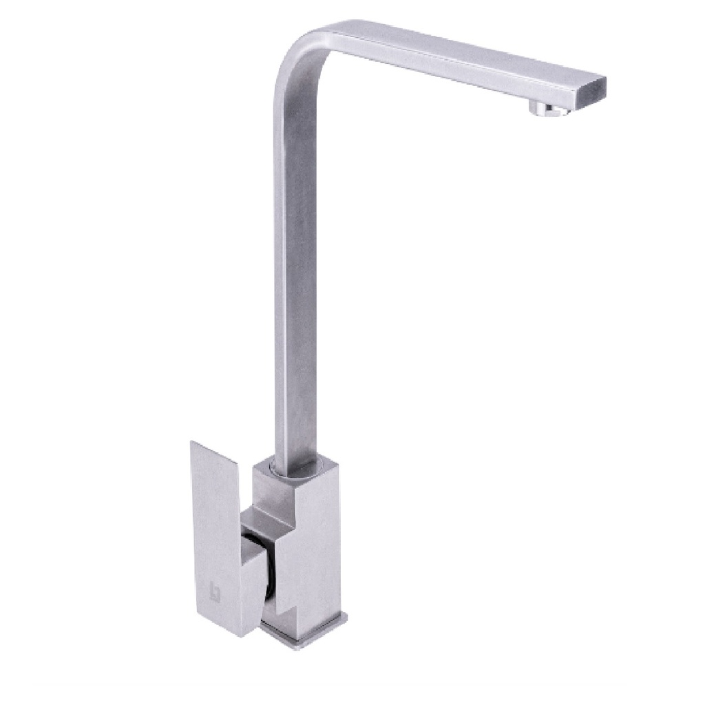 GRIFERIA FREGADERO MONOMANDO SQUARE BRUSHED GRI-1622 MARCA BELT-G