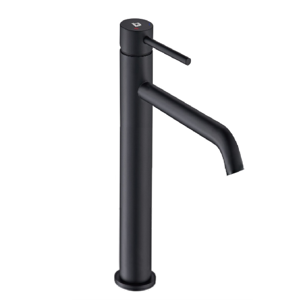 GRIFERIA LAVAMANOS MONOMANDO BRIDGE (ALTO) BLACK REF. GRI-2240 MARCA BELT-G