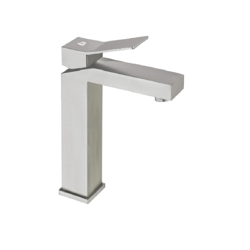 GRIFERIA LAVAMANOS MONOMANDO PIAZZA BRUSHED / CEPILLADO / SATINADO REF. GRI-1222 MARCA BELT-G