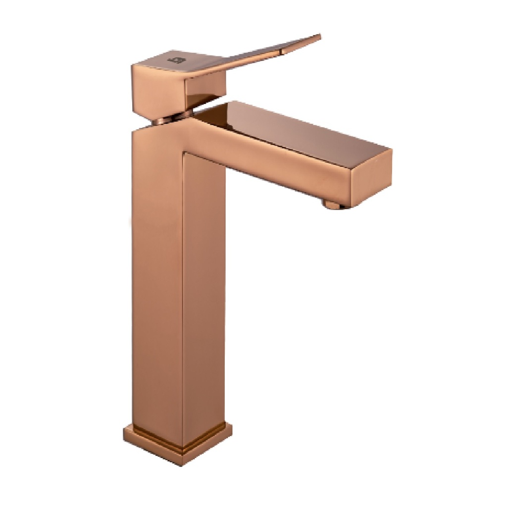 GRIFERIA LAVAMANOS MONOMANDO PIAZZA ROSE GOLD GRI-1224 MARCA BELT-G