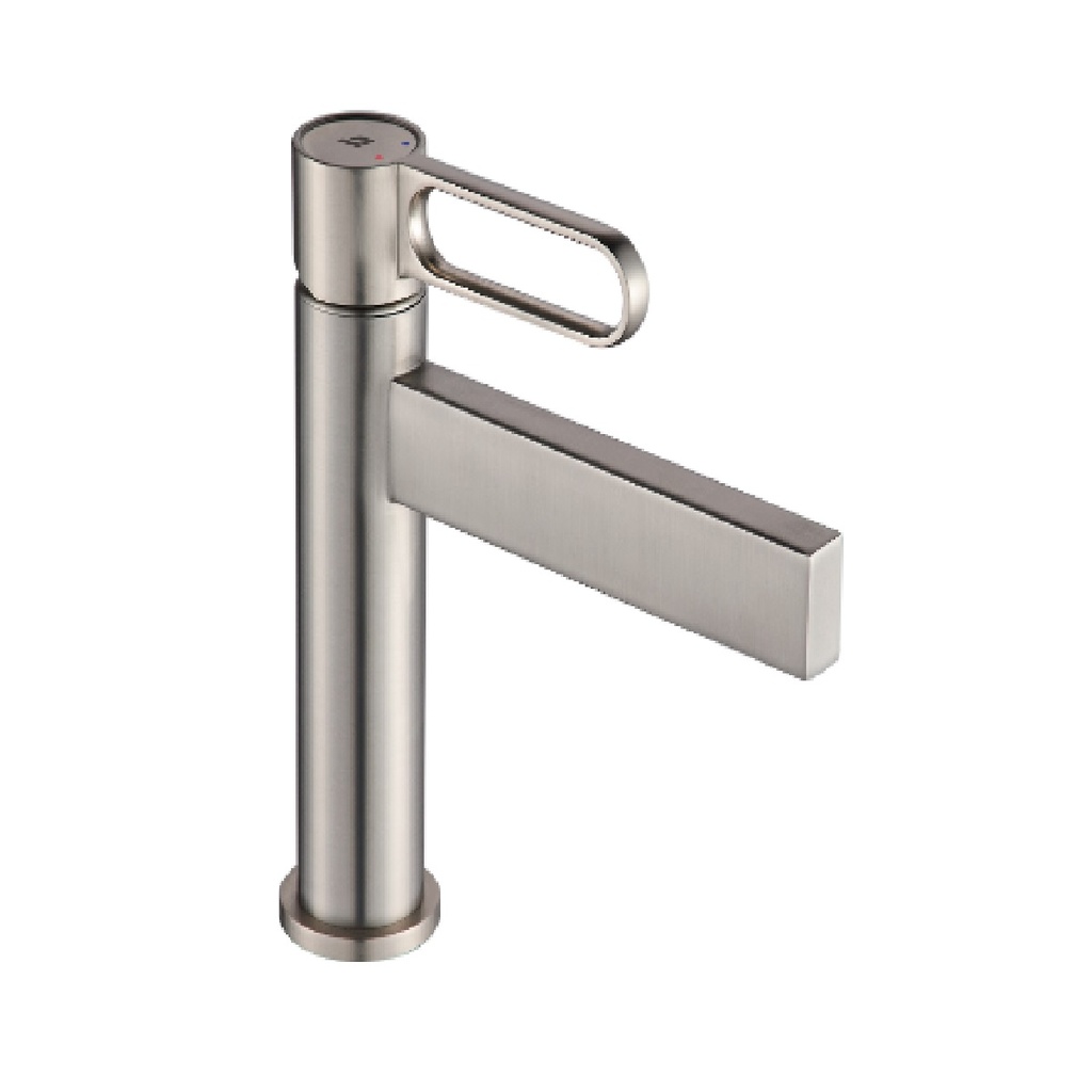 GRIFERIA LAVAMANOS MONOMANDO PRESTIGE BRUSHED / CEPILLADO / SATINADO REF. GRI-1652 MARCA BELT-G