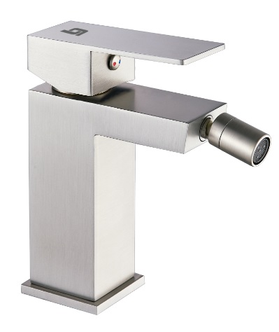 GRIFERIA PARA BIDET MONOMANDO SQUARE BRUSHED / CEPILLADO / SATINADO REF. GRI-1211 MARCA BELT-G