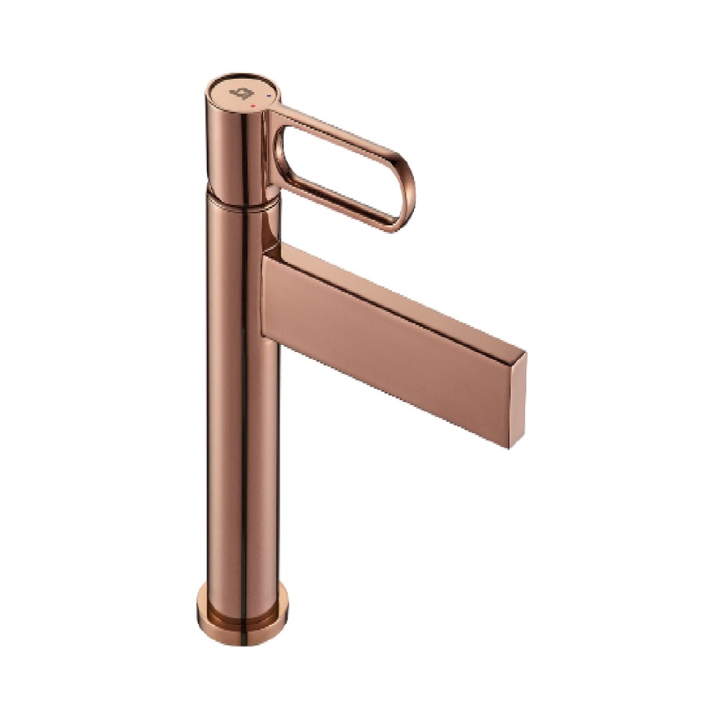 GRIFERIA LAVAMANOS MONOMANDO PRESTIGE ROSE GOLD GRI-1592 MARCA BELT-G