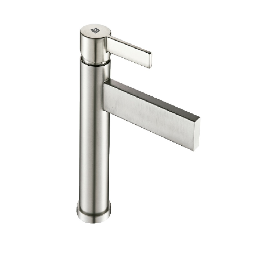 GRIFERIA LAVAMANOS MONOMANDO REK BRUSHED / CEPILLADO / SATINADO REF. GRI-1579 MARCA BELT-G