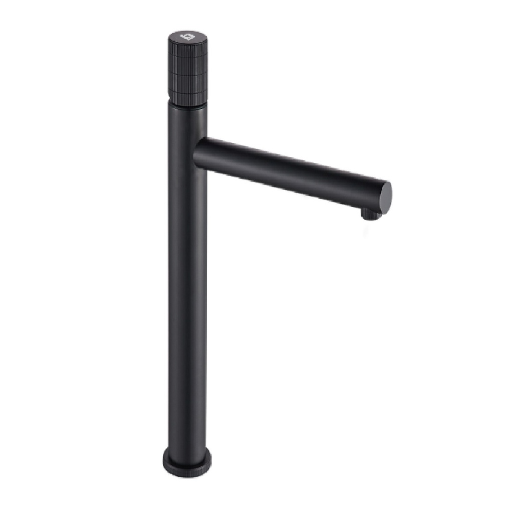 GRIFERIA LAVAMANOS MONOMANDO SLOTT (ALTO) BLACK REF. GRI-2207 MARCA BELT-G