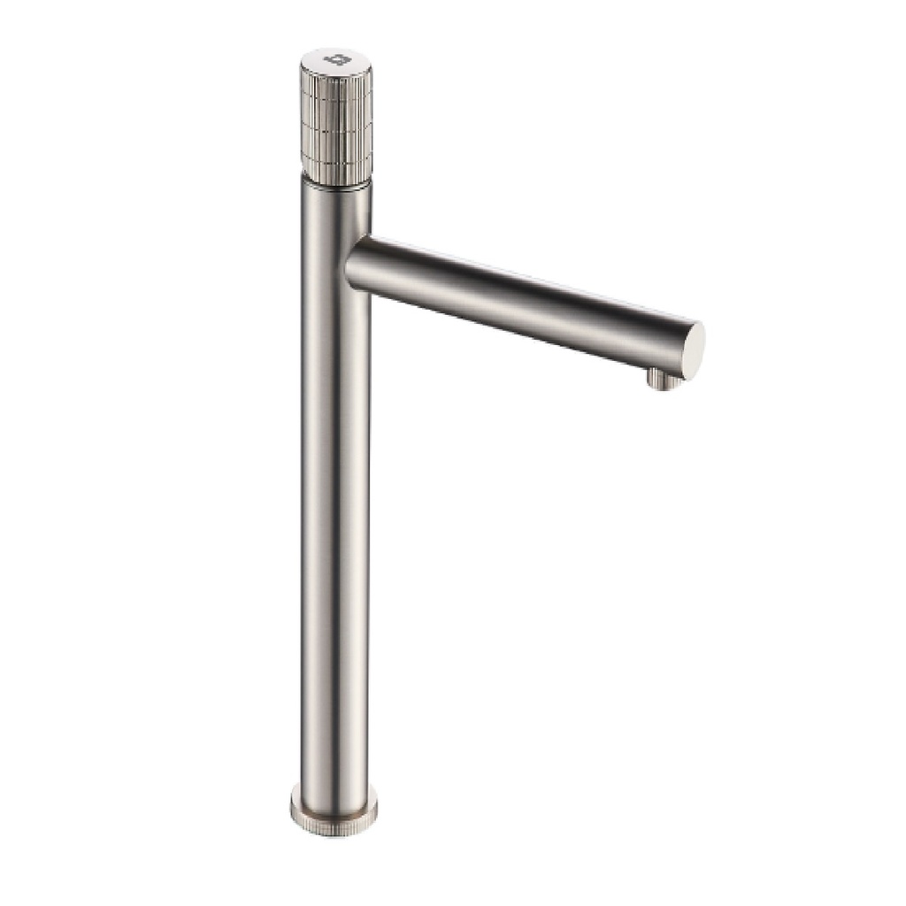 GRIFERIA LAVAMANOS MONOMANDO SLOTT (ALTO) BRUSHED / CEPILLADO / SATINADO REF. GRI-2206 MARCA BELT-G