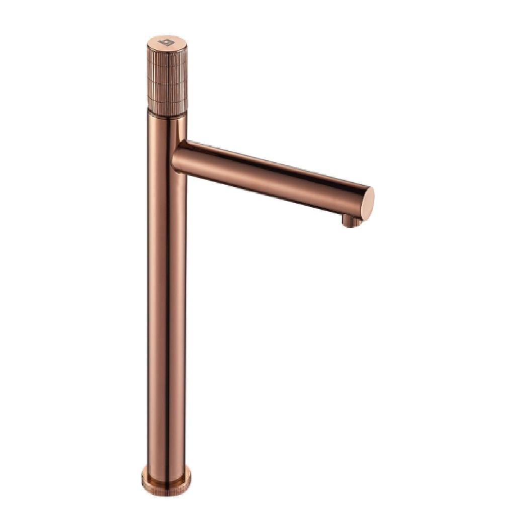 GRIFERIA LAVAMANOS MONOMANDO SLOTT (ALTO) ROSE GOLD GRI-2208 MARCA BELT-G