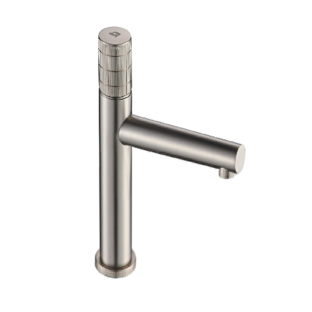 GRIFERIA LAVAMANOS MONOMANDO SLOTT BRUSHED / CEPILLADO / SATINADO REF. GRI-2201 MARCA BELT-G