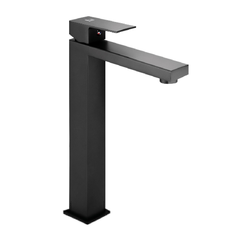 GRIFERIA LAVAMANOS MONOMANDO SQUARE (ALTO) BLACK REF. GRI-1524 MARCA BELT-G