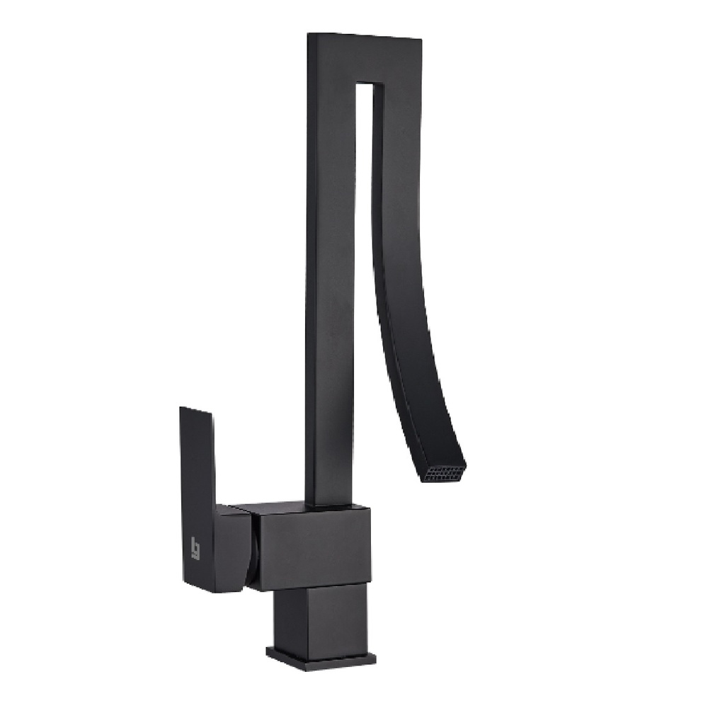 GRIFERIA LAVAMANOS MONOMANDO SQUARE NUVO BLACK REF. GRI-1256 MARCA BELT-G