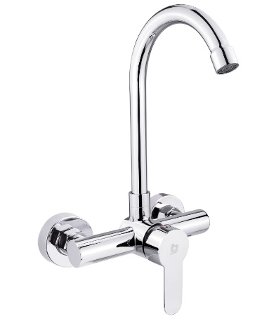 GRIFERIA PARED MONOMANDO JOY PICO CISNE GRI-1549 MARCA BELT-G