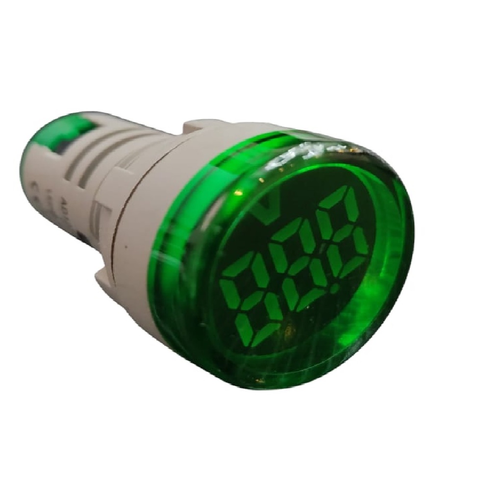 INDICADOR DE VOLTAJE AD127-D22-VM VERDE AC 20-500 V REDONDO MARCA TOTAL QUALITY