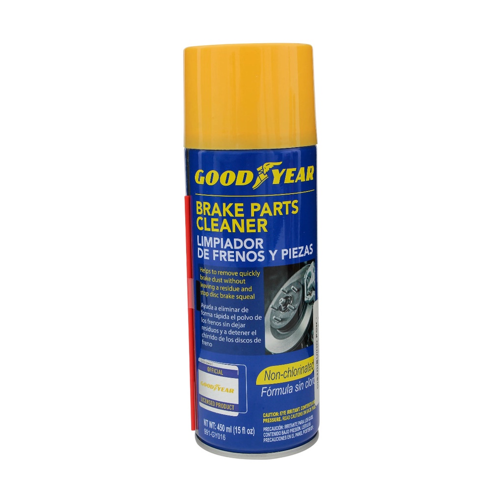 LIMPIADOR DE FRENOS Y PIEZAS 450 ML REF. 991-GY016 / 752772 MARCA GOOD YEAR