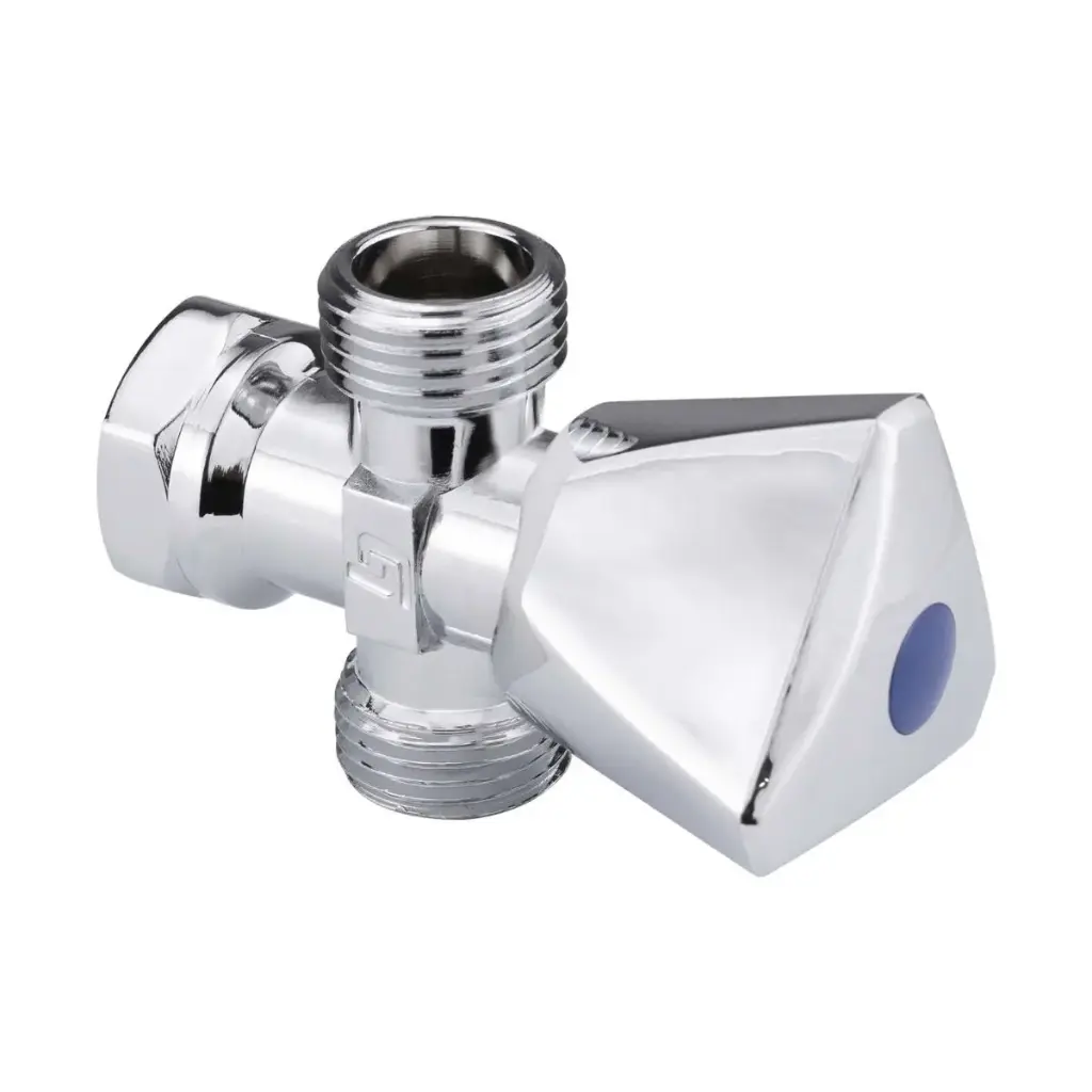 LLAVE DE ARRESTO 1/2 X 1/2" TRION (DOBLE SALIDA) REF. GRI-0442 MARCA BELT-G