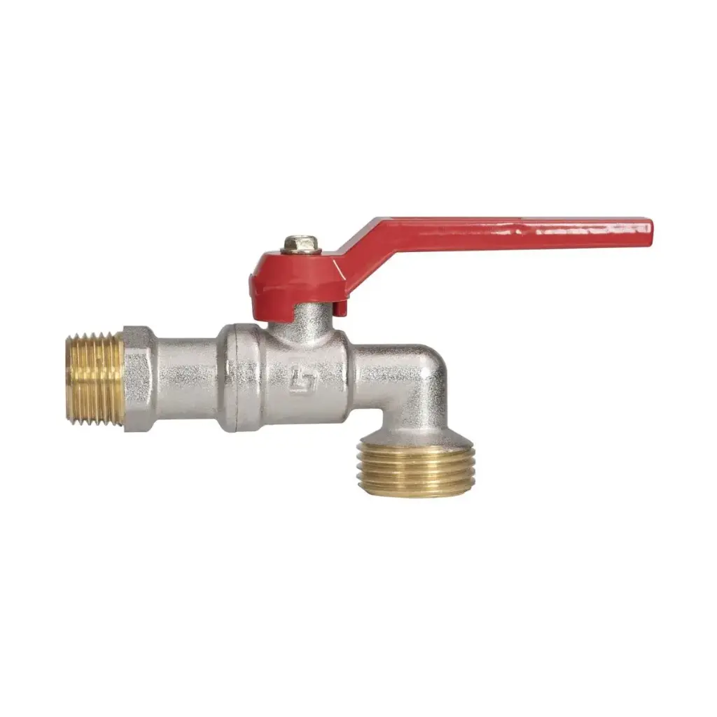 LLAVE DE CHORRO / LLAVE DE MANGUERA DE 1/2" DE BOLA CROMADA ( PESADA DE LUJO ) REF. GRI-0508 MARCA B