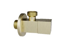 LLAVE DE ARRESTO DE 1/2" X 1/2" SERIE KUBE NOIR / D`ORO ORO REF. NVGRI9864 MARCA NOVA