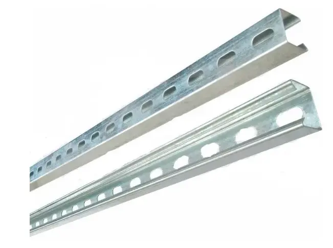 PERFIL / RIEL UNISTRUT DE 1 5/8" X 1.20 MM X 2.44 MTS GALVANIZADO REF. U4112PH MARCA DONSEN