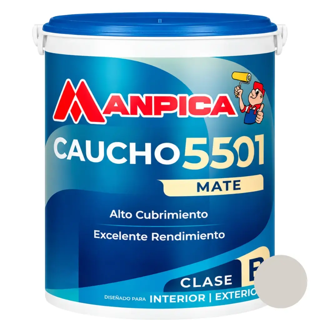 PINTURA DE CAUCHO 55-01 CLASE B 1 GL ARENA REF. CCB-219-10 MARCA MANPICA