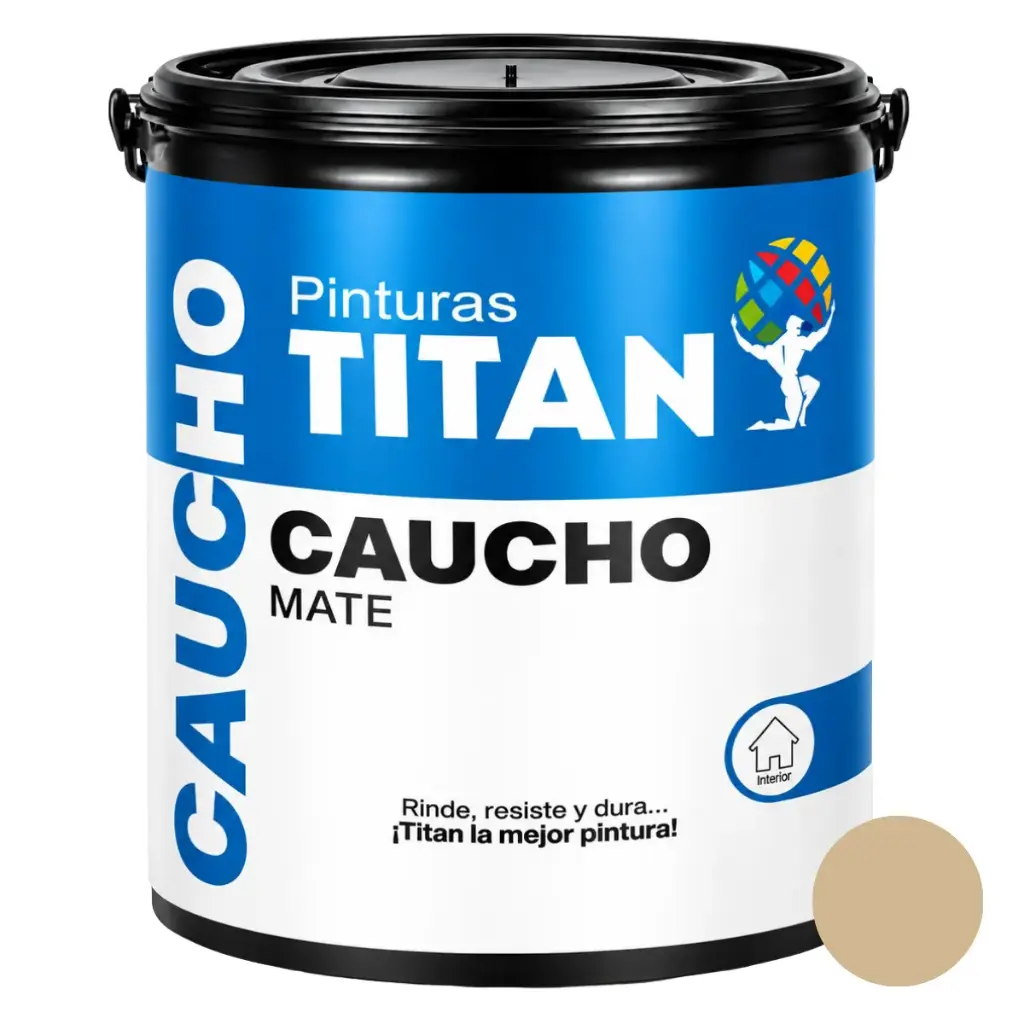 PINTURA DE CAUCHO TITAN CLASE C 1 GL COLOR MARENA REF. CCT-715-10 MARCA MANPICA