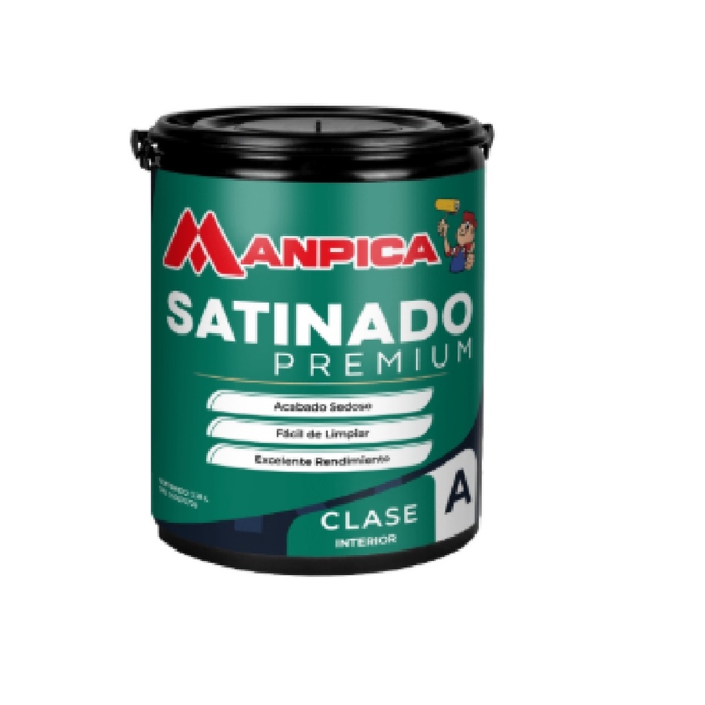 PINTURA DE CAUCHO SATINADO "A" PREMIUN BEIGE FANTASIA 1 GL REF. CSB-220-10 MARCA MANPICA