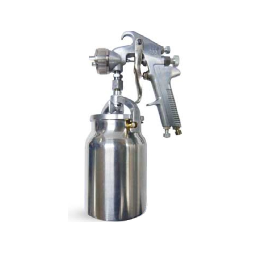 PISTOLA P/ PINTAR PROF. ALTA PRES. V/ALUM 1 LT 57 PSI BOQ. 1.5CM REF. 4001T-15 / 423960 MARCA BRUFER