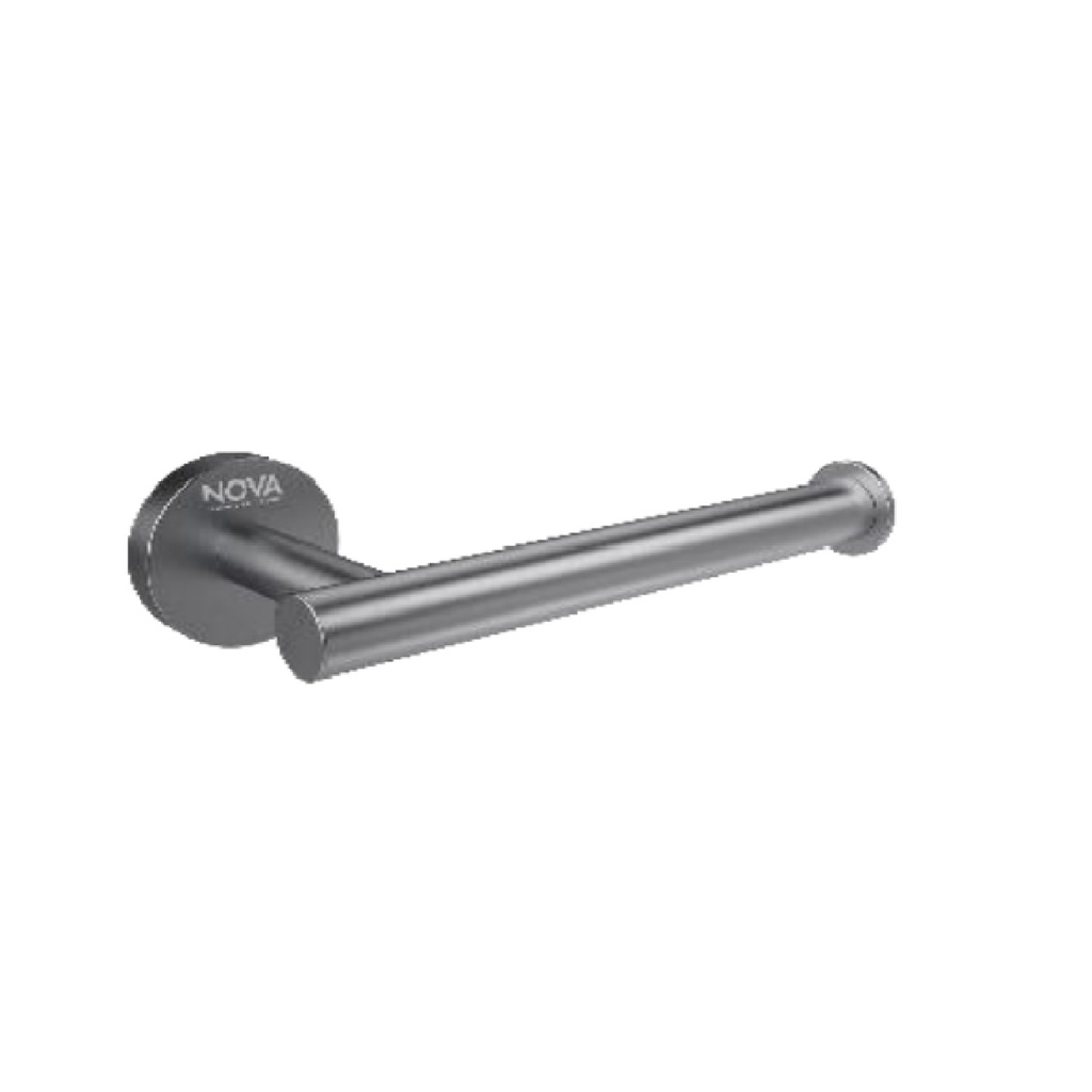 PORTAROLLO INDIVIDUAL DECORATIVO 17 CM SERIE TEMPO BRUSHED RADIANCE / GIRS REF. NVACC7616 MARCA NOVA