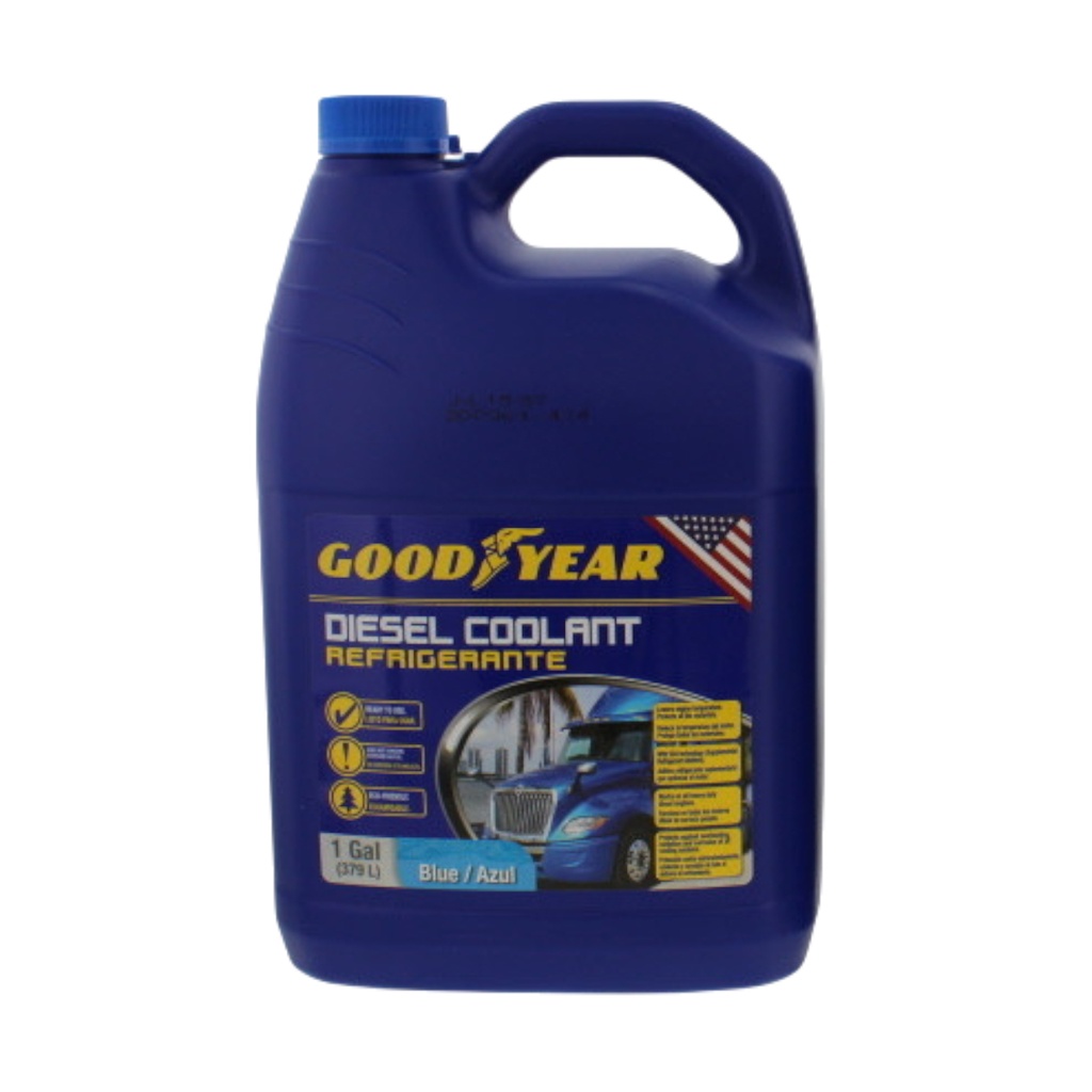 REFRIGERANTE AZUL 1 GL ( 3.79 LT ) PARA RADIADOR DIESEL REF. 991-RADIESEL / 012576 MARCA GOOD YEAR