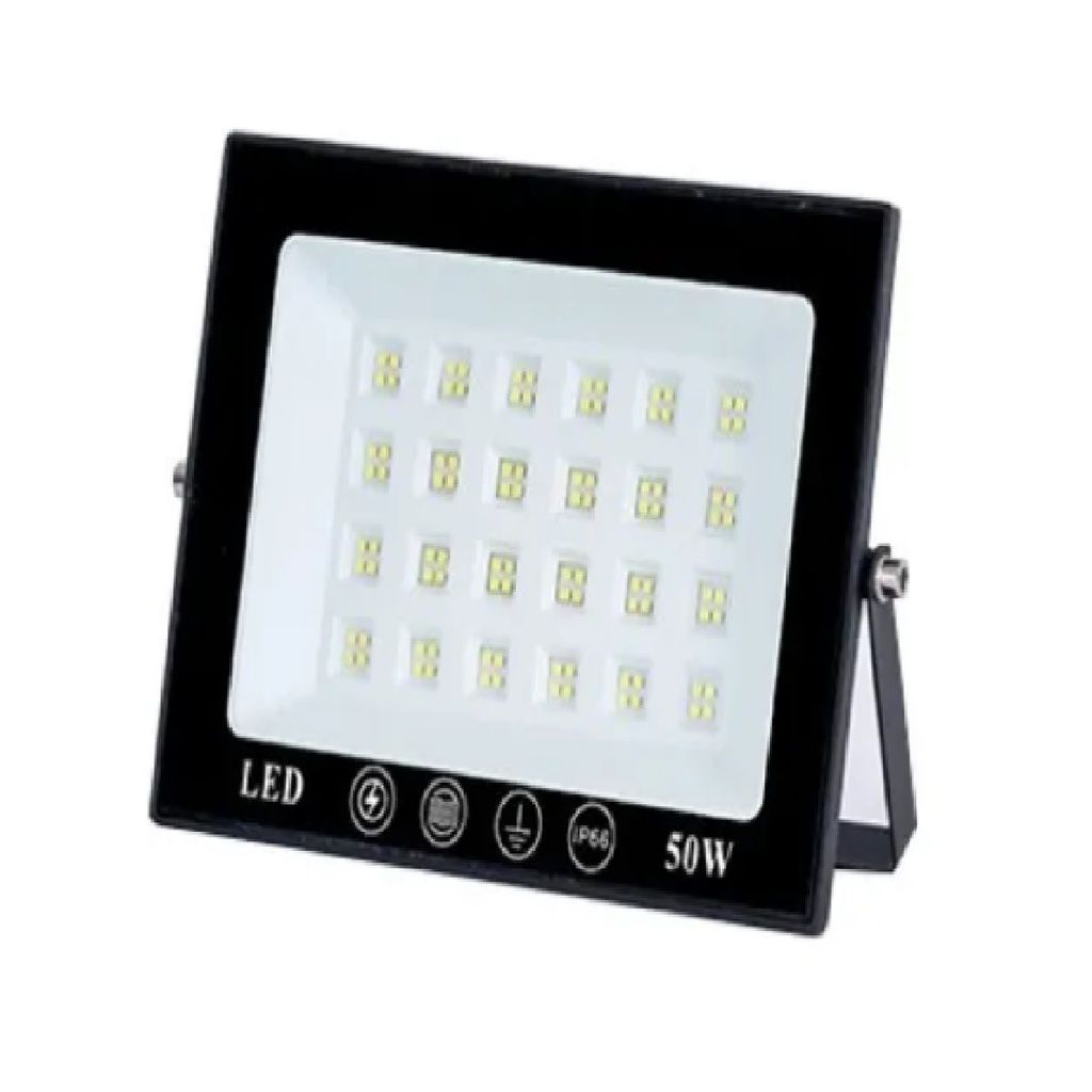 REFLECTOR LED 50W 3500K 5000LM 85 - 277 V IP66 OF016 C/NEGRO REF. 001-002-OF0163500K050W MARCA MAFI