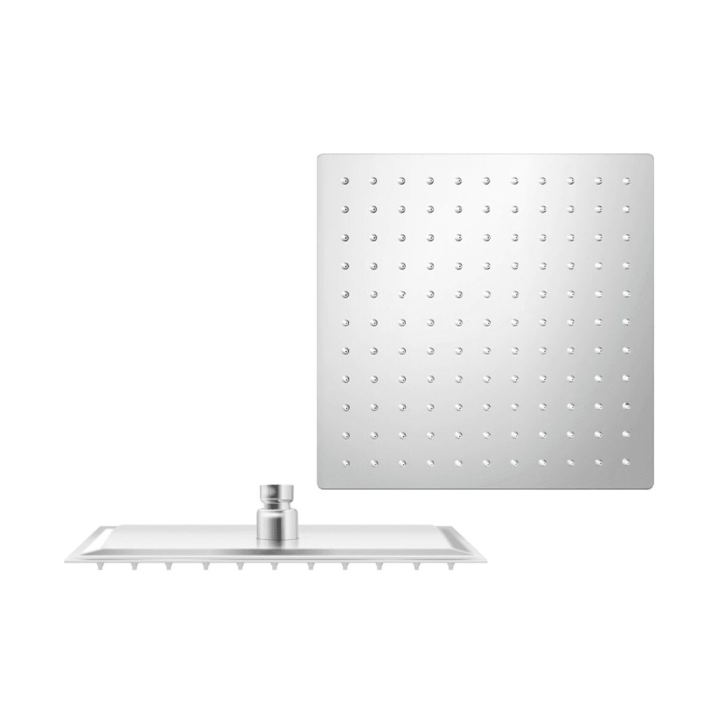 REGADERA ANTICALCAREA 10" ULTRA PLANA CUADRADA SIN BRAZO GRI-0244 MARCA BELT-G