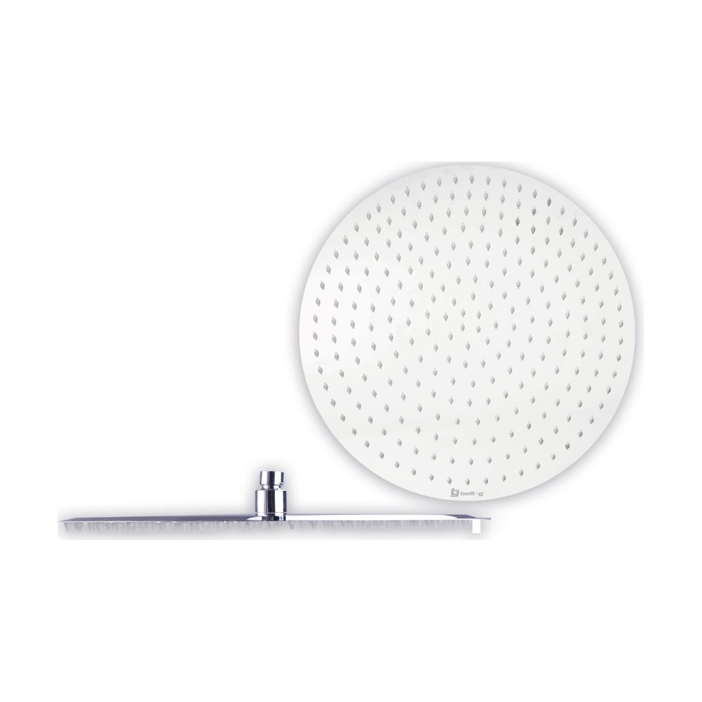 REGADERA ANTICALCAREA 16" ULTRA PLANA REDONDA SIN BRAZO GRI-0252 MARCA BELT-G