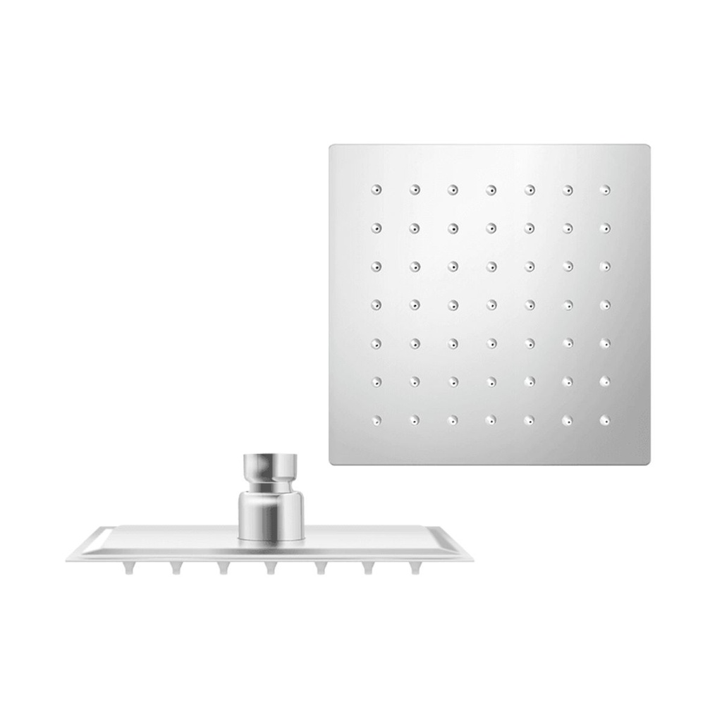 REGADERA ANTICALCAREA 6" ULTRA PLANA CUADRADA SIN BRAZO GRI-0240 MARCA BELT-G