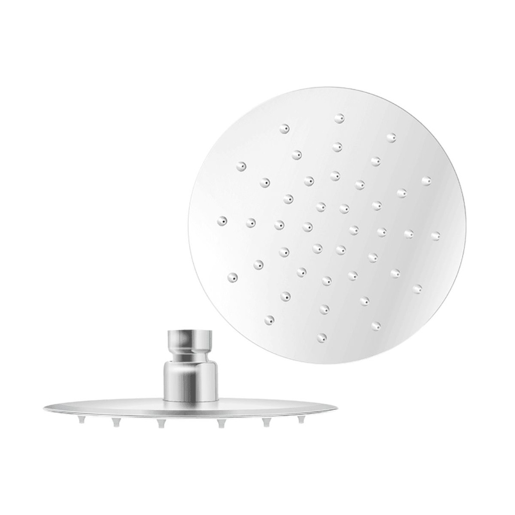 REGADERA ANTICALCAREA 6" ULTRA PLANA REDONDA SIN BRAZO GRI-0241 MARCA BELT-G