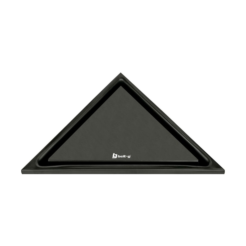 REJILLA ESQUINERA ACERO INOX. / DESAGUE DOBLE FACE BLACK GRI-0691 MARCA BELT-G