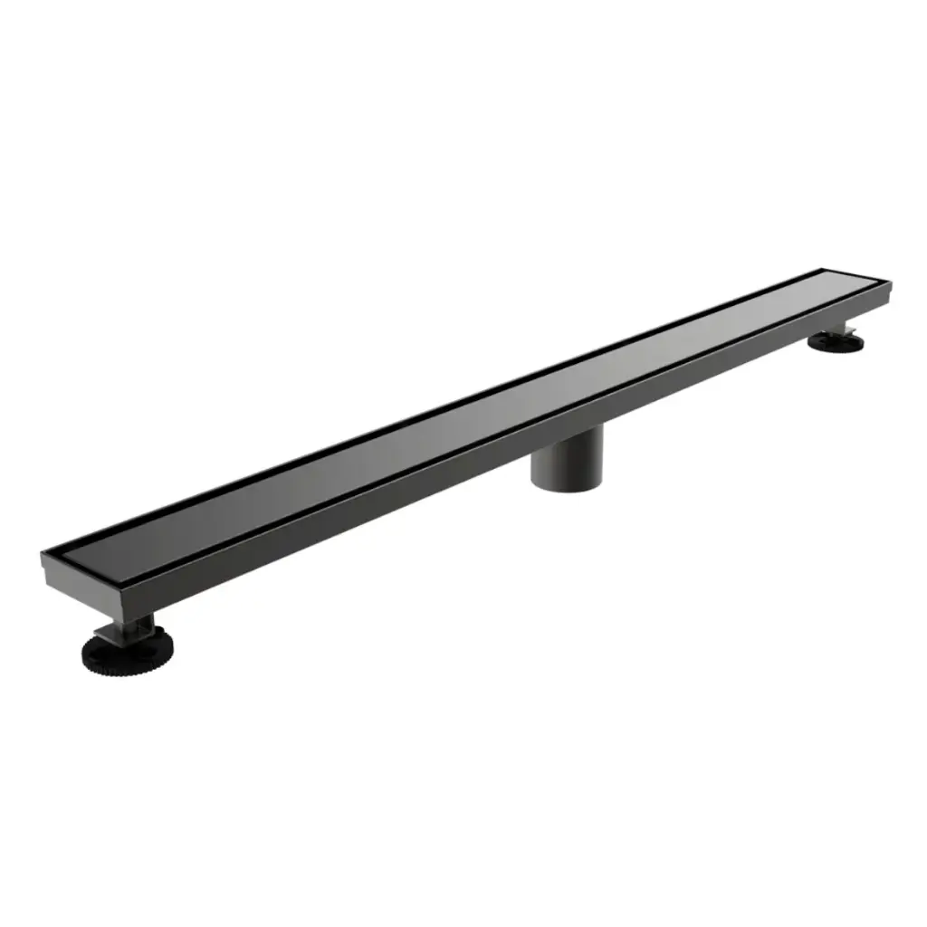 REJILLA RECTANGULAR / DESAGUE LINEAL 80 CM SERIE UNSEEN FLAT ACERO INOX ANTHRACITE / GRIS MARCA NOVA