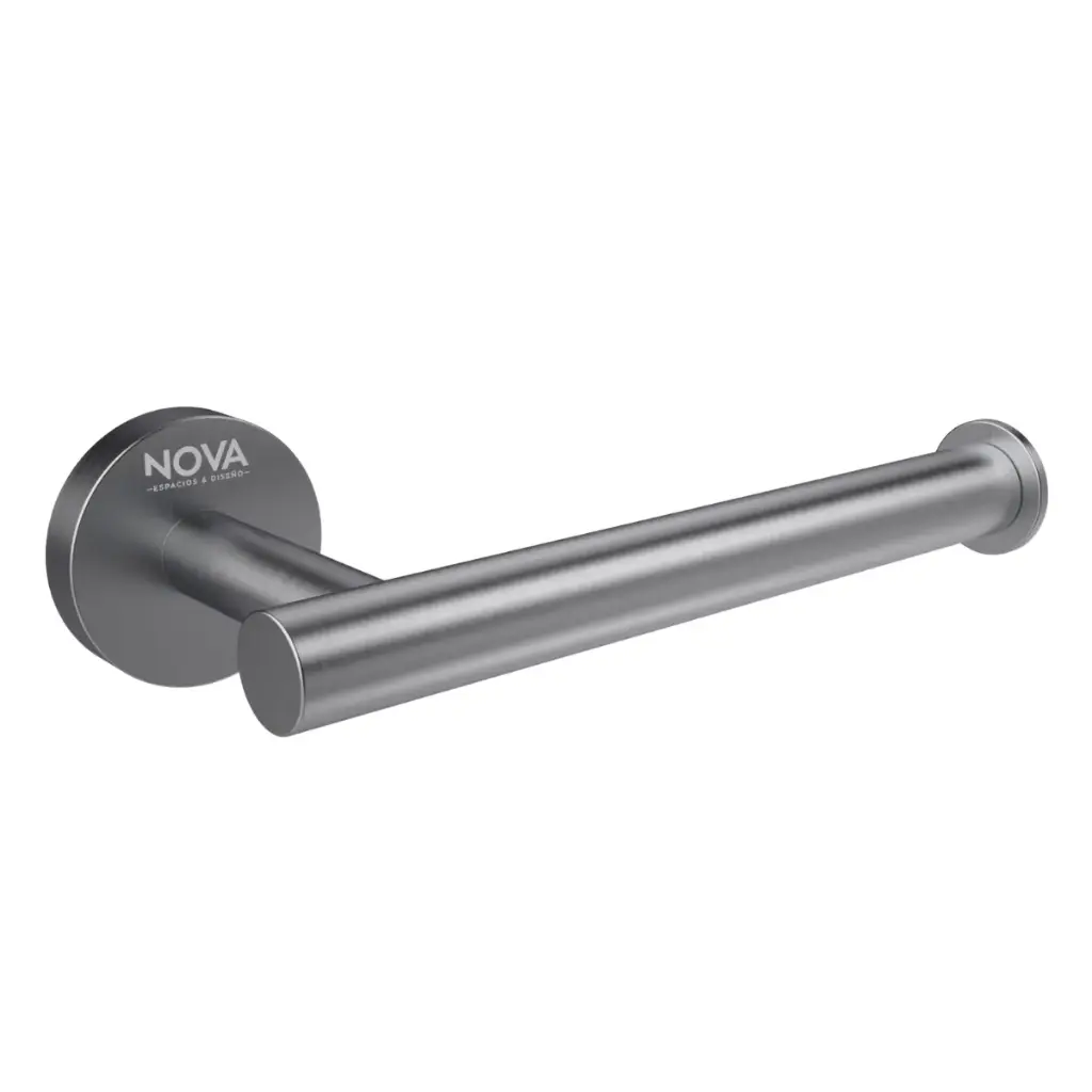 TOALLERO DE BARRA ACERO INOXIDABLE 28 CM ANILLA SERIE TEMPO BRUSHED / SATINADO REF. NVACC7612 NOVA
