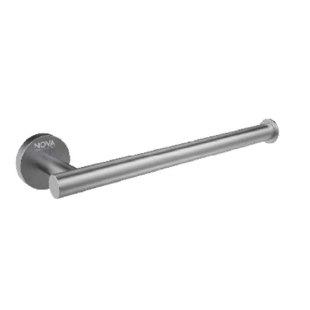 TOALLERO DE BARRA ACERO INOXIDABLE 28 CM ANILLA SERIE TEMPO BRUSHED / SATINADO REF. NVACC7612 NOVA