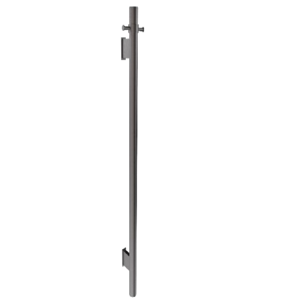TOALLERO DE BARRA ACERO INOX 100 CM ELECTRICO SERIE ESSENT ANTRACIT / GRIS REF. NVACC8131 MARCA NOVA