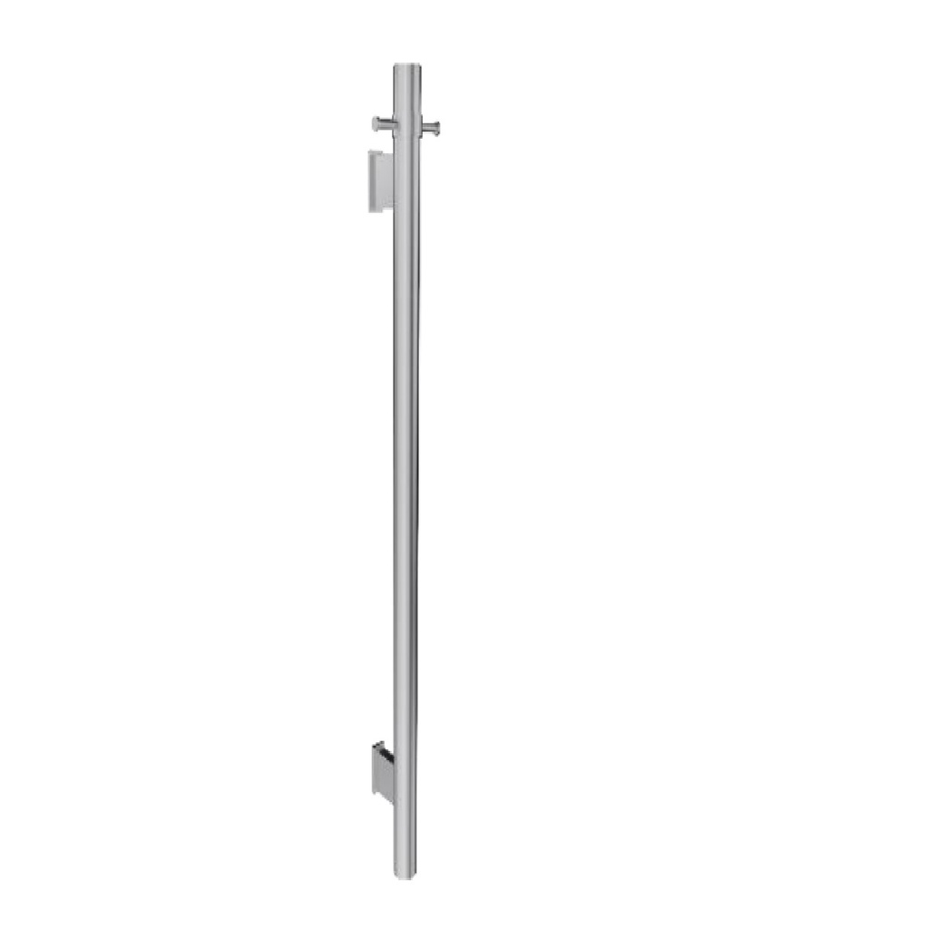 TOALLERO DE BARRA ACERO INOX 100 CM ELECTRICO SERIE ESSENT BRUSHE / GRIS REF. NVACC8111 MARCA NOVA