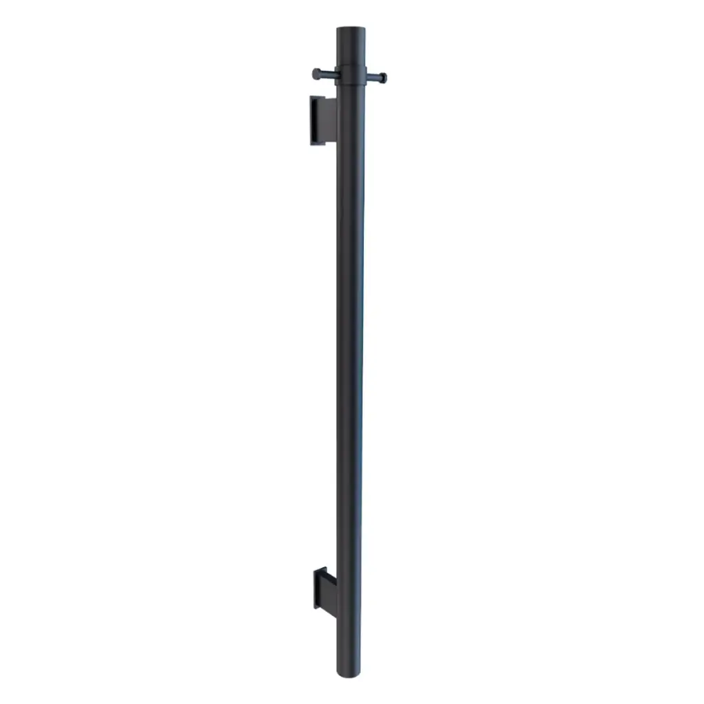 TOALLERO DE BARRA ACERO INOX 100 CM ELECTRICO SERIE ESSENT NOIR / NEG MAT REF. NVACC8121 MARCA NOVA
