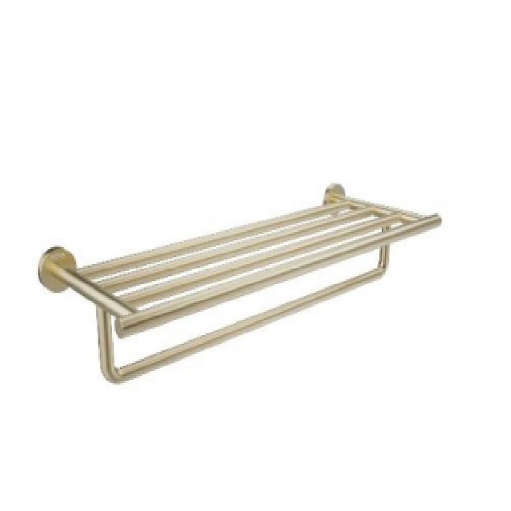 TOALLERO DE BARRA ACERO INOXIDABLE 60 CM T/ HOTEL SERIE D´OR RADIANCE / DORADO REF. NVACC7645 NOVA