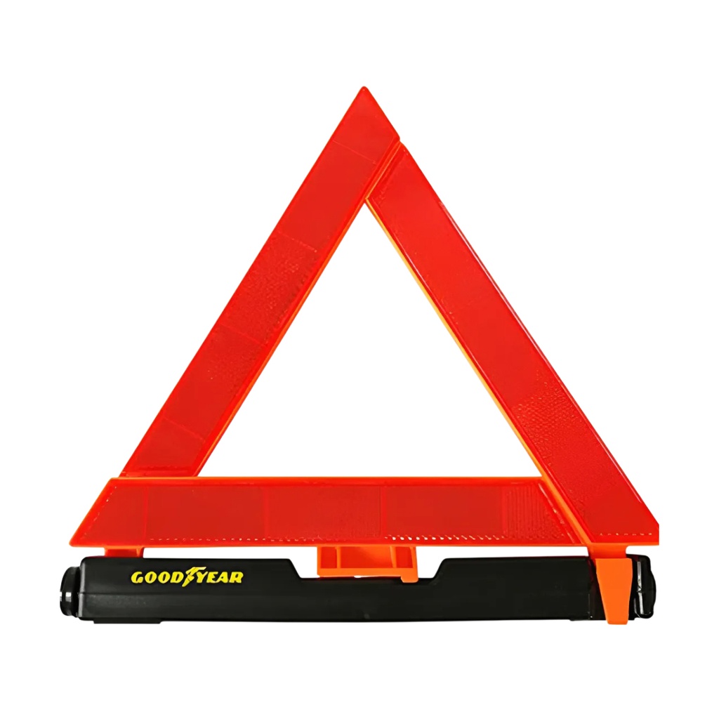 TRIANGULO DE SEGURIDAD PLASTICO 29 CM REF. 991-90139993 / 028679 MARCA GOOD YEAR