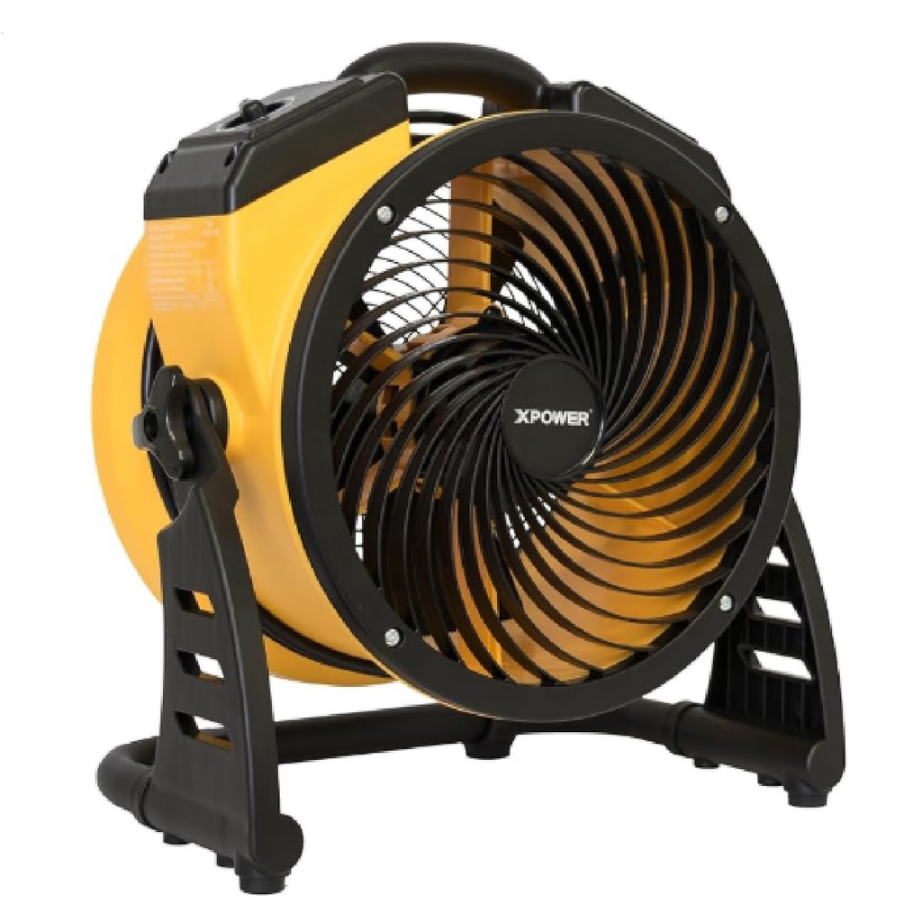 VENTILADOR DE PISO ASPA 11" INDUS. 0.06 AMP 1100 CFM 4 VELOCIDADES 115 V 60 HZ C/TEMPORIZADOR XPOWER