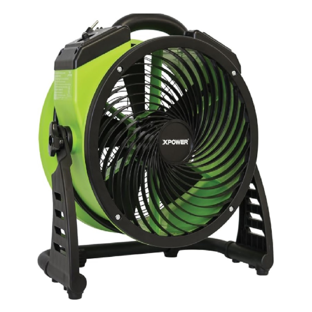 VENTILADOR DE PISO ASPA 13" INDUS. 1.0 AMP 1300 CFM 4 VELOCIDADES 115 V 60 HZ C/TEMPORIZADOR XPOWER