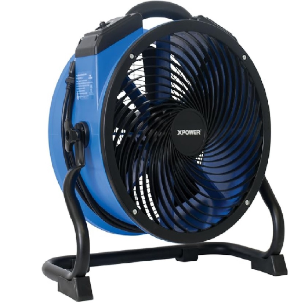 VENTILADOR DE PISO ASPA 14" INDUS. 1.0 AMP 2100 CFM 4 VELOCIDADES 115 V 60 HZ C/TEMPORIZADOR XPOWER