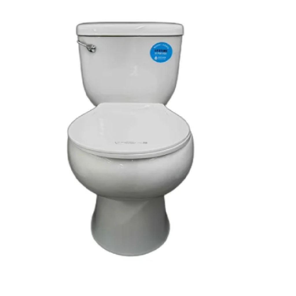 WC SANITARIO TAZA + TANQUE C/HERRAJE Y TAPA ASIEN MOD. SIENA BLANCO REF. 123402 MARCA AQUA NUOVA