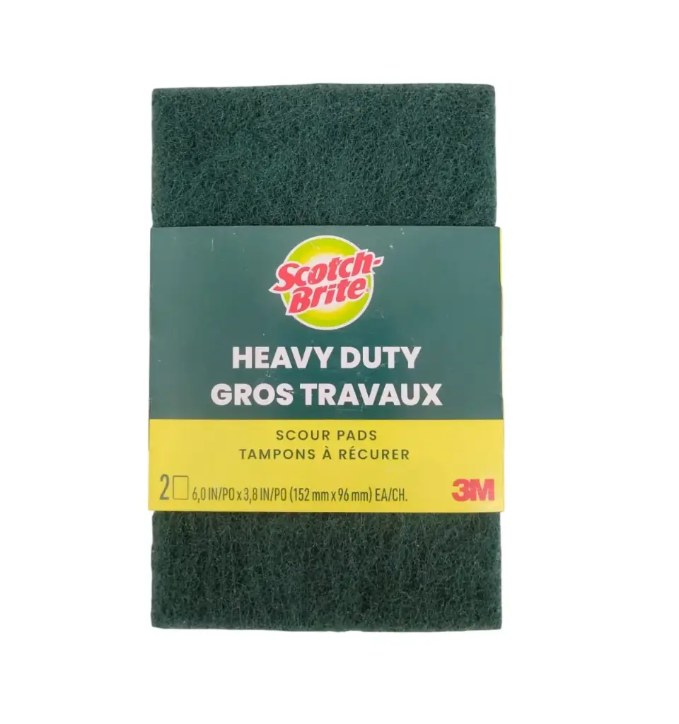 ESPONJA DE TRABAJO PESADO 2 PZA SCOTH BRITE REF. SB222 COD. 355344 MARCA 3M