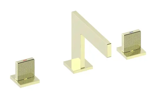 GRIFERIA PARA LAVAMANOS 8"SERIE LINEA LUXE ORO REF. 30GLV085 MARCA FP 