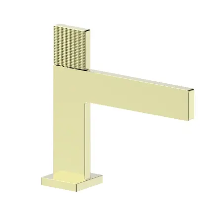 GRIFERIA MONOMANDO BAJO PARA LAVAMANOS ORO SERIE LUXE REF. 30GLV841 MARCA FP